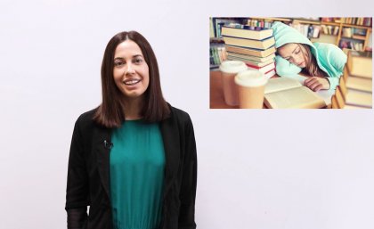 Emma Schimke, UQ 3MT Final Winner, presenting her 3MT Emma Schimke, UQ 3MT Final Winner, presenting her 3MT